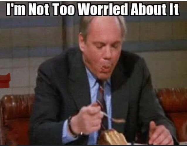 not too worried