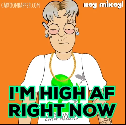 Weed Smoking GIF by Hey Mikey!