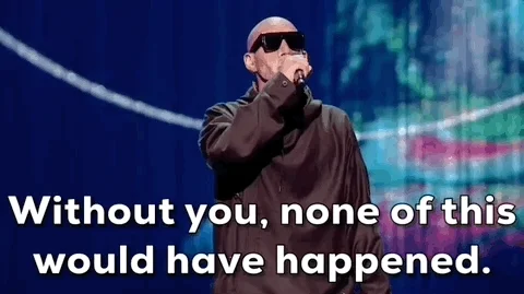 Thank You All GIF by BRIT Awards